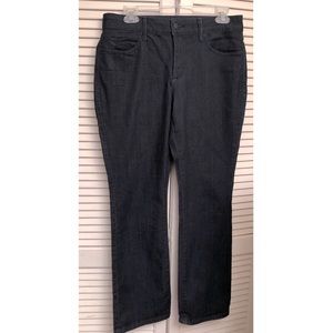 NYDJ Billie Mini Bootcut Dark Wash Denim Jeans 10P